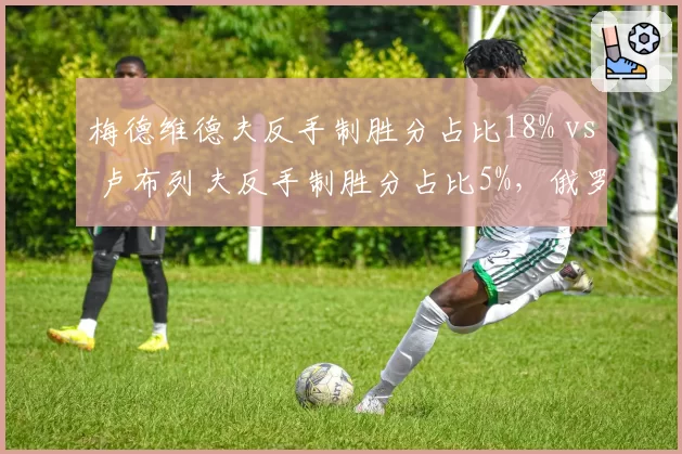 梅德维德夫反手制胜分占比18% vs 卢布列夫反手制胜分占比5%，俄罗斯双雄技术侧重点